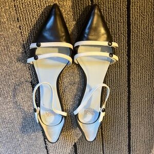 Francis Valentine Leather Flats